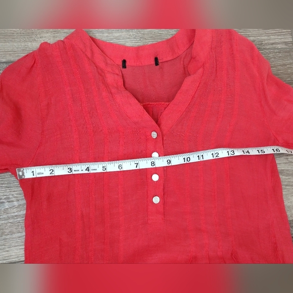 Women's Hot Pink Tunic Size Medium - Picture 6 of 7